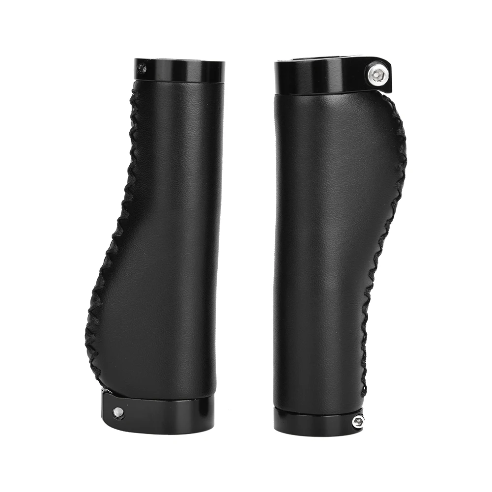 

Bike Handlebar Cover 1 Pair Faux Leather Bicycle Handle Grips Cycling PU Leather New Durable Practical
