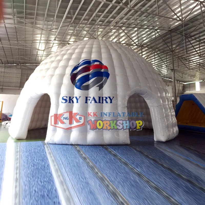 Открытый гигантский надувной igloo рекламный тент