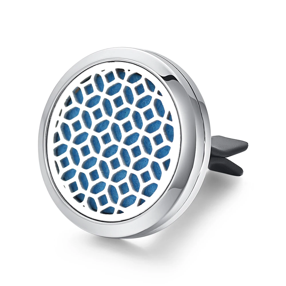 

1Pc kaleidoscope Openable Stainless Steel Aroma Locket Essential Oil Car Air Freshener Diffuser Locket Clip Pendant For Gift