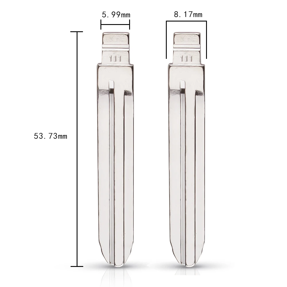 Универсальный дистанционный ключ KEYYOU, лезвие для ключей, без выреза, 111#, лезвие для Subaru N0.111