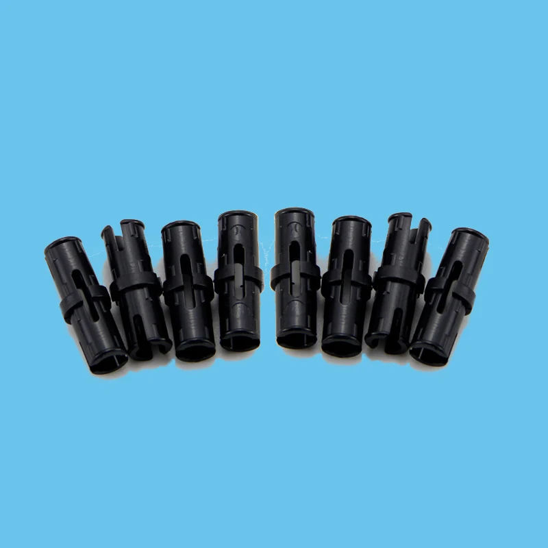 

100Pcs/Lot Technic Pin with Friction Ridges Lengthwise and Center Slots Block Parts Creative DIY Toys Compatible with Pin Parts