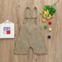 MUQGEW комбинезоны для малышей брюки на подтяжках для маленьких мальчиков и девочек Однотонные Комбинезоны для маленьких мальчиков детская одежда для девочек# XTN