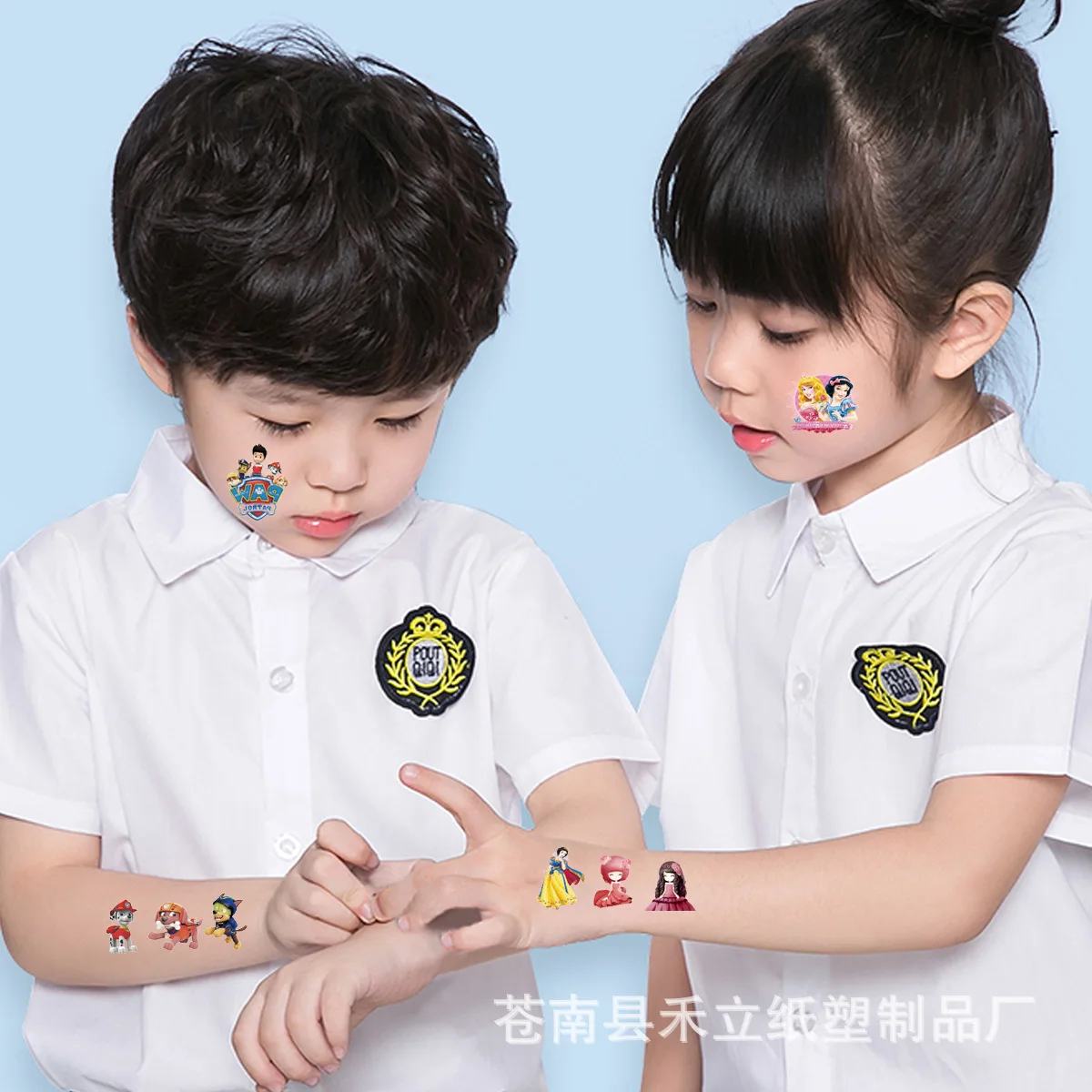 20 قطعة/المجموعة وهمية الوشم للماء الكرتون المؤقتة الوشم ملصق الاطفال الوشم الجسم الفن Tatouage الشقي