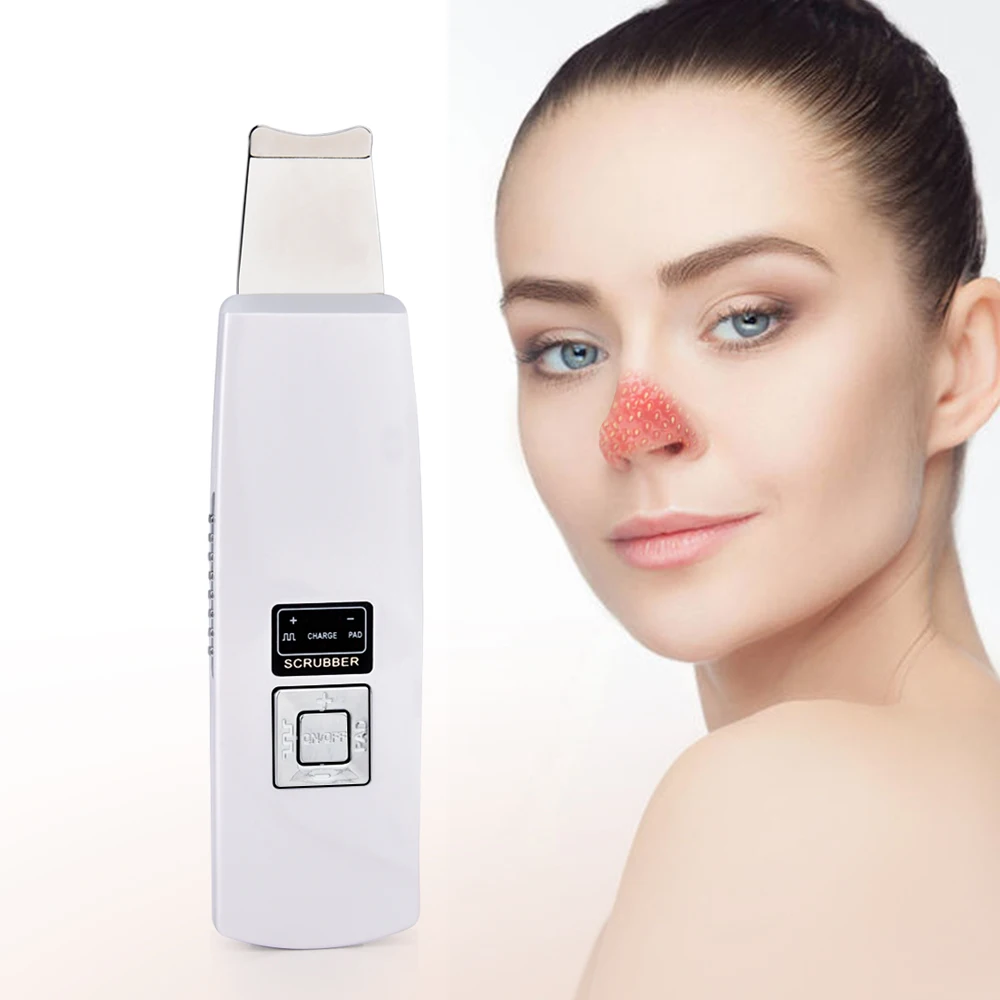 Purificador da Pele Máquina de Descamação da Pele Ultra-sônico Espátula Cravo Remoção Poros Limpador Facial Profunda Spa Beleza Instrumento 7 High Quality Beleza e saúde