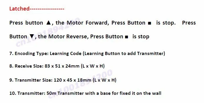 AC 220 В мотор пульт дистанционного управления Лер беспроводной пульт дистанционного управления переключатель вверх вниз стоп трубчатый моторный контроллер двигатель вперед обратный TX RX