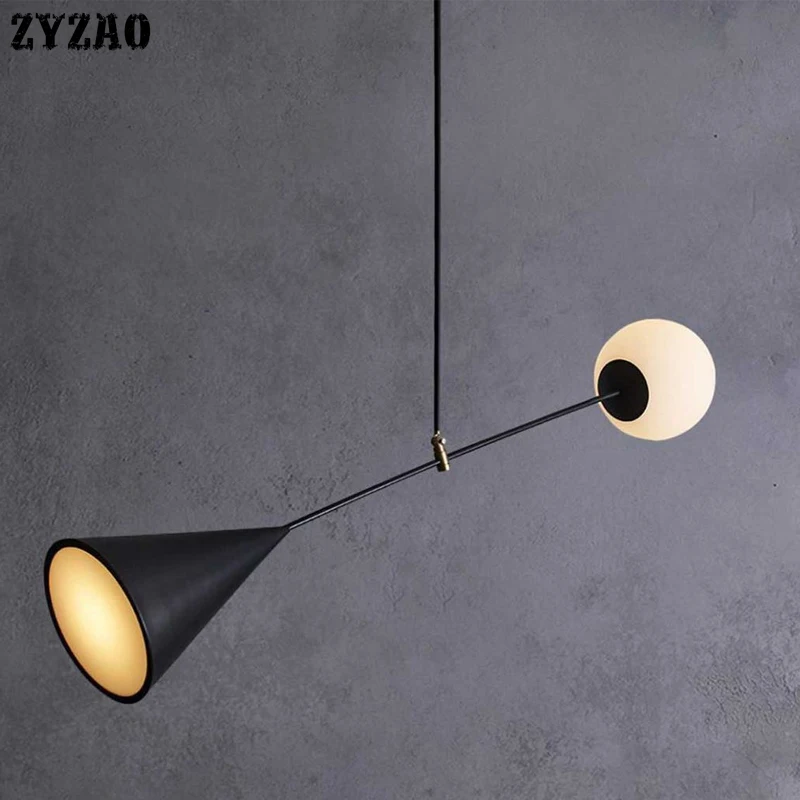 

Nordic Post-modern Designer Metal Pendant Lights Simple Bedside Bedroom Dining Room Pendant Lamps Creative Personality Hanglamp