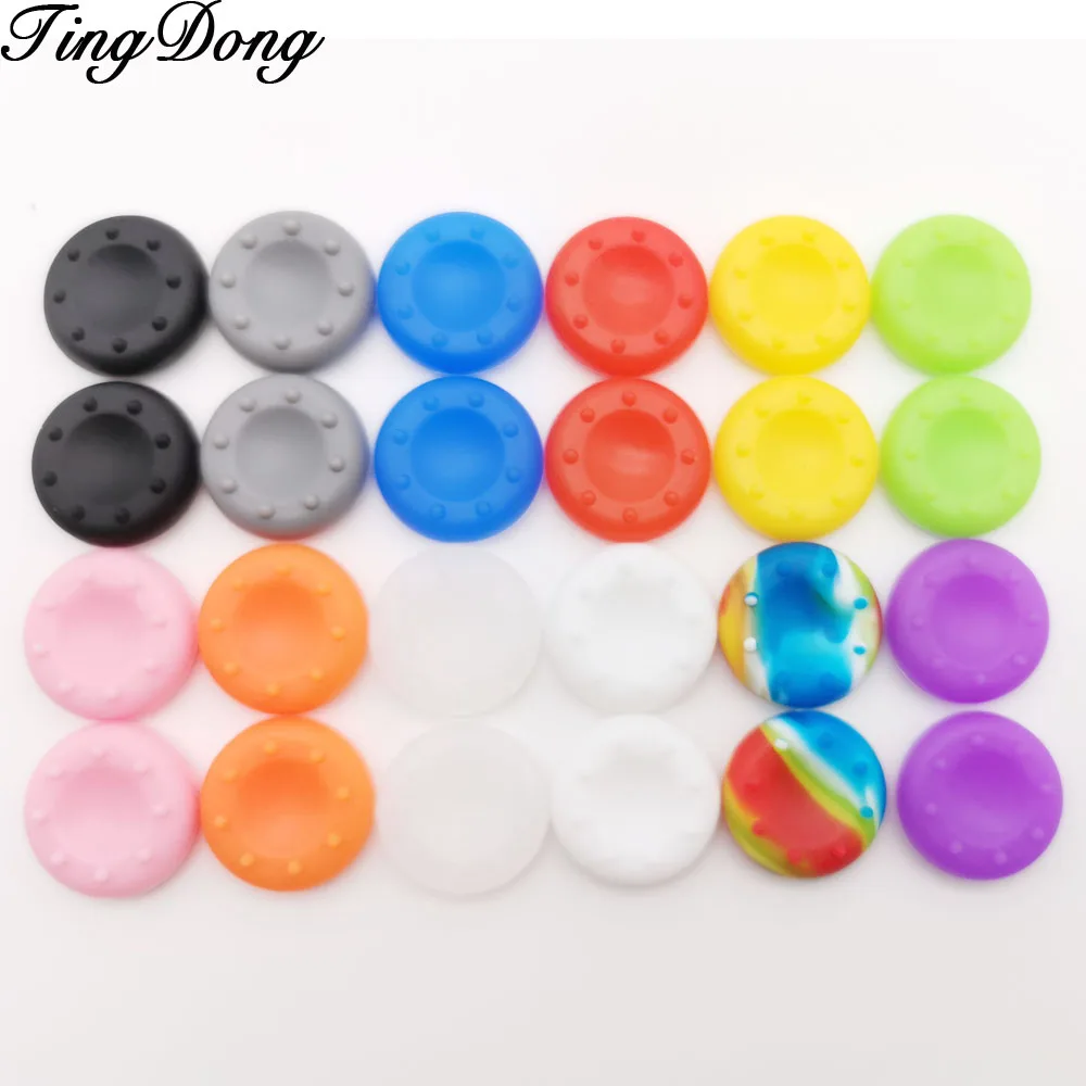 8Pcs Tappi Per Impugnature Levetta Per Playstation 4 Ps4 Pro Slim Silicone Analogico Impugnature Per Levette Cover Per Xbox Ps3 Accessori Ps4