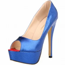 Womens Pumps Patent Leather Wedges Platform Stiletto Red Bottom 14cm High Heels Open Toe Sexy Party Shoes Customize Sole Color