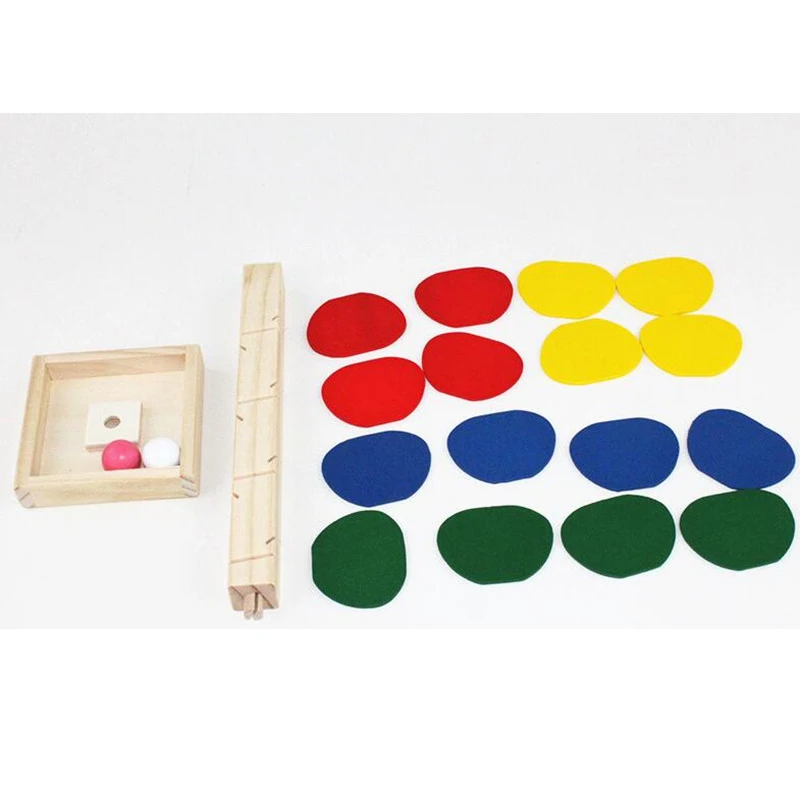  Montessori Toys Educational Wooden Toys for Children Early Learning Wood Tree Flying Beads Game Pre - 32842316899