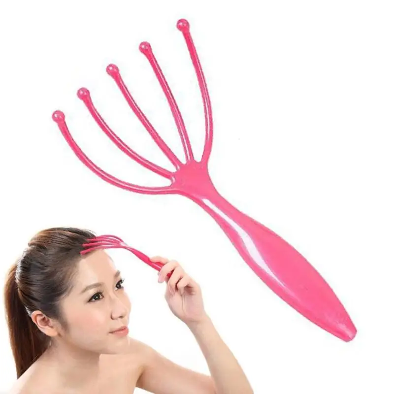 5 Fingers Massager Relaxation Hand Held Scalp SPA Massage Body Care