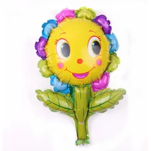 TSZWJ B-113 Frete Grátis novo Mini Girassol Balão De Alumínio Balão de Festa de Aniversário de Casamento Brinquedo Cômoda atacado