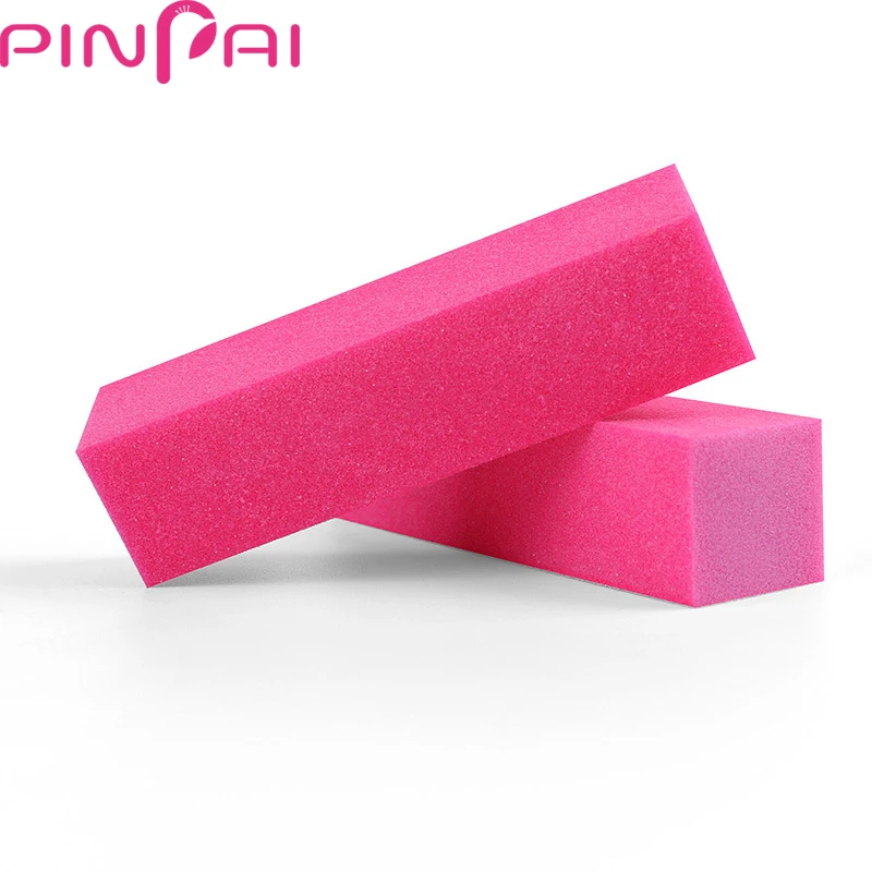 Бафы. Бафы. Бафики 50 шт. Баф четырехсторонний неон 100/180 розовый cora. Мини бафы 50 шт.