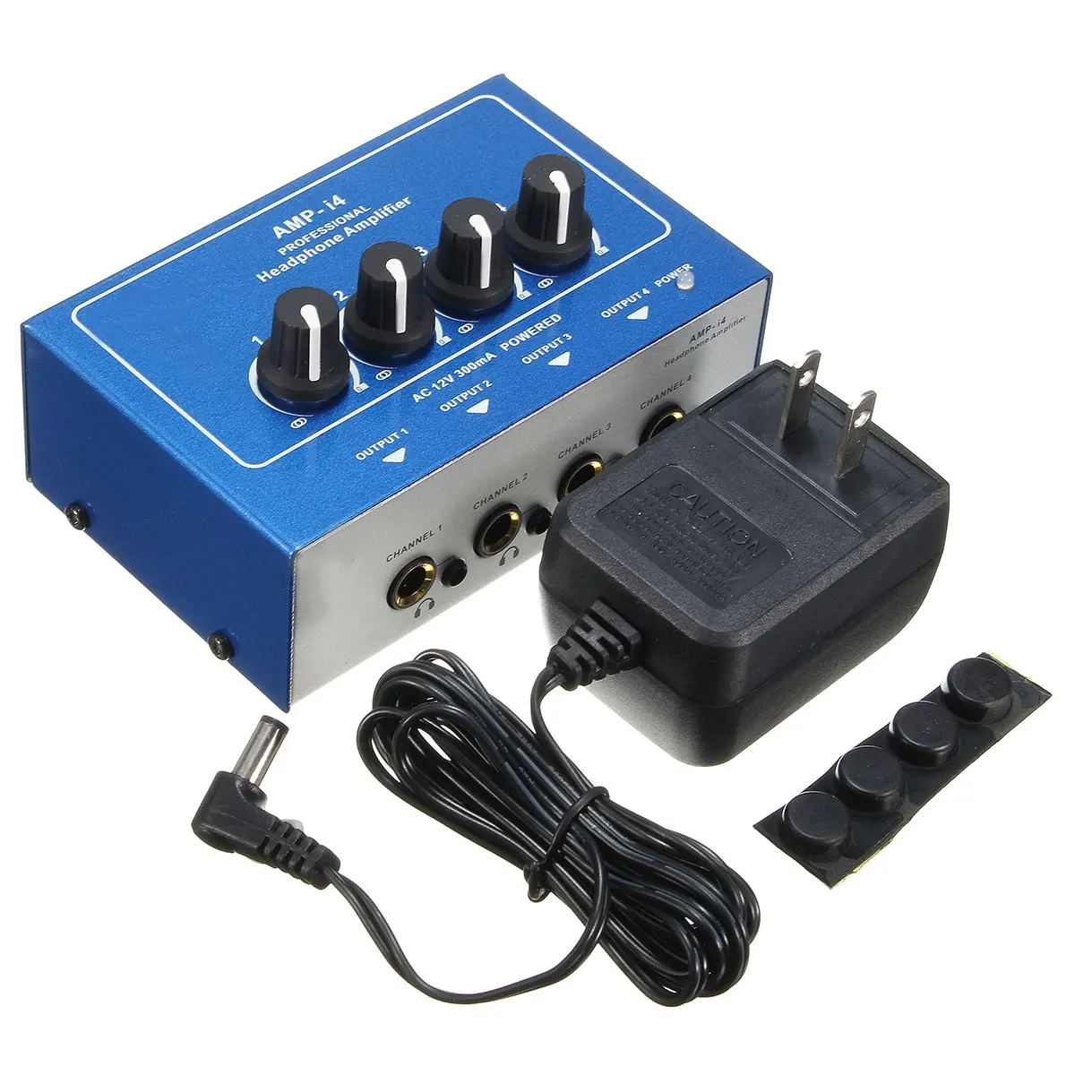 

Mini Professional 4 Channel Earphone Headphone Audio Stereo Amp Amplifier Mixer Headphone Amplifier Audio