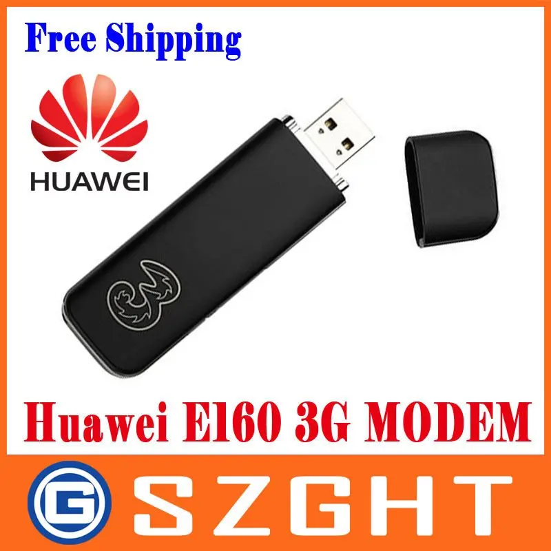 

Unlocked Huawei E160 E160G E160E HSDPA 3G Modem USB Broadband Free shipping