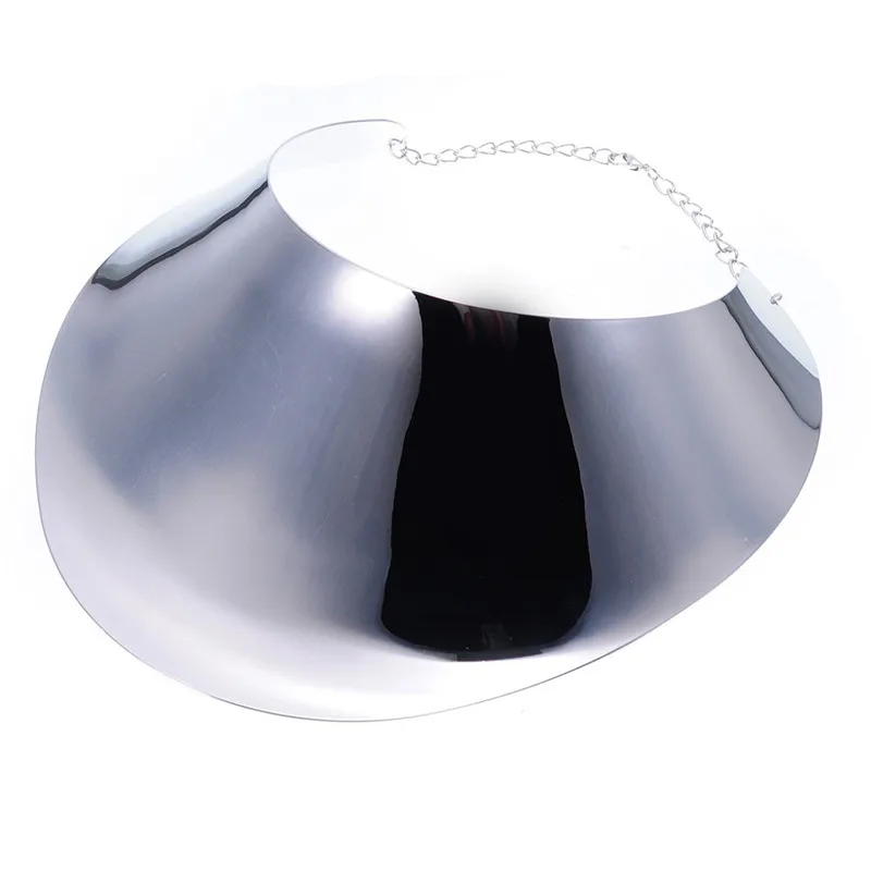 Модное Золотое серебряное металлическое рок-колье, массивное ожерелье - Окраска металла: N0011561