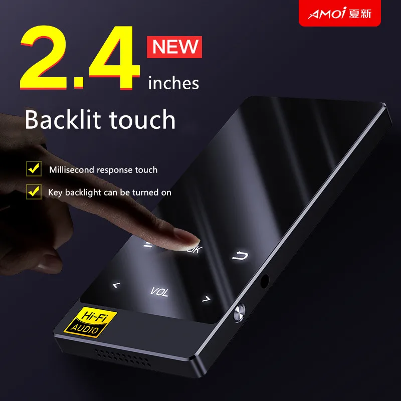 Профессиональный Спортивный Hi Fi стерео диктофон Amoi X3 с Bluetooth mp4 плеер FM радио
