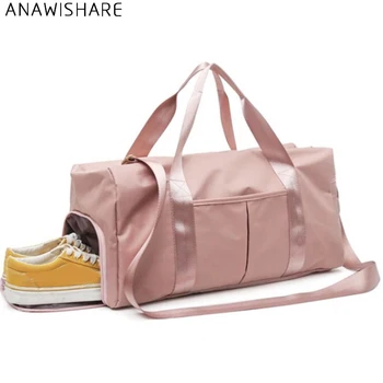

ANAWISHARE Women Travel Bags Men Luggage Travel Duffle Bag Nylon Waterproof Daily Travel Handbag Shoulder Bag Bolso Deporte