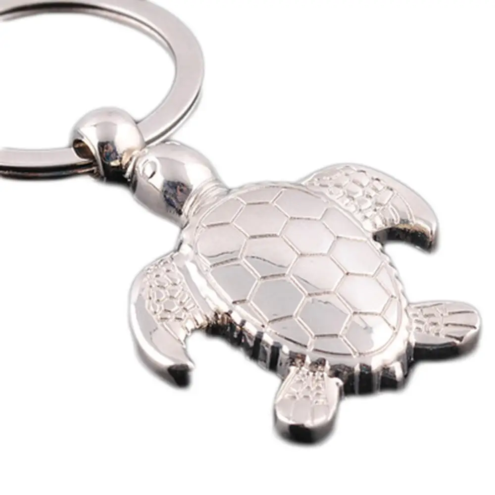 

1pc creative novelty pendant animal tortoise Turtle fashion metal key ring keychains key finder gift club promotion Souvenir