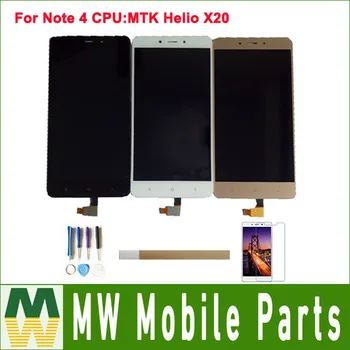 

1PC /Lot 5.5"For Xiaomi Hongmi Redmi Note 4 Note4 LCD Display+Touch Screen Digitizer Assembly Black/White/Gold Color
