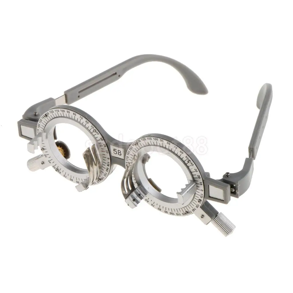 2pcs Adjustable Universal Optical Trial Lens Frame Eyeglasses Optometry Optician Optic Test Trial Lenses Frame 62mm 58mm