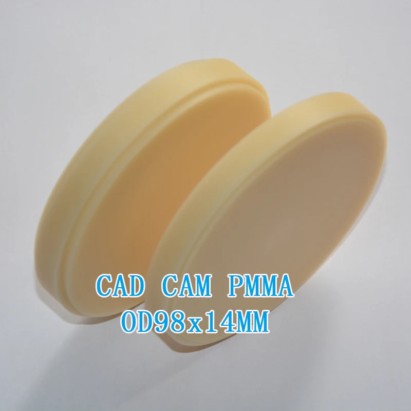 Pmma em Branco para Dental Crown e Pontes Lote Disco Moagem Cad Cam Dental Temporária 7 Pçs - 98*10mm 4 Escova interdental