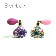 Brainbow 15 мл шар парфюмерные бутылочки пустые многоразовые бутылки распылитель спрей Полимерная глина Спрей аромат насос Чехол Путешествия Портативный