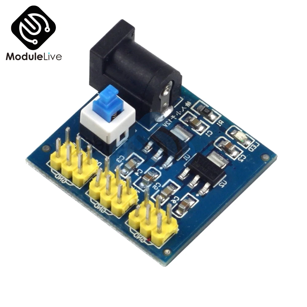 

3.3V 5V 12V Multi Output Voltage Conversion DC-DC 12V to 3.3V 5V 12V Step Down Buck Power Supply Module For Arduino