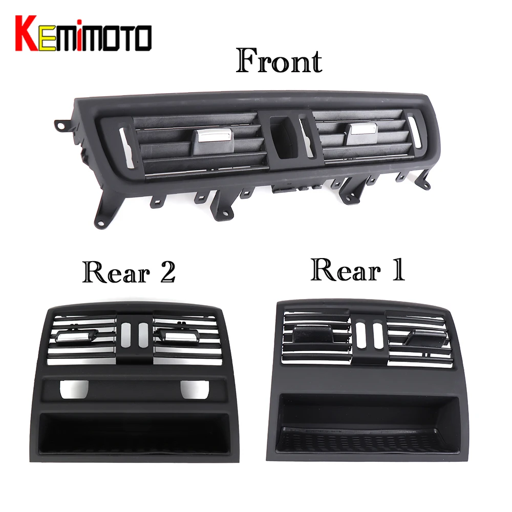 

Rear Front Air Vent Grille For BMW 5 F10 F11 Center Console Car Flow In Fresh Air Outlet Vent Grille Grill Cover