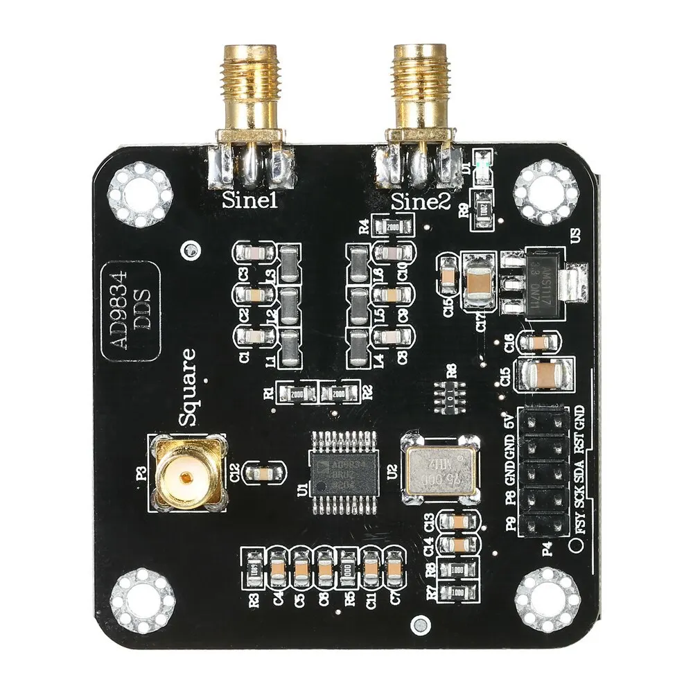 Модуль генератора сигнала AD9834 синусоидальный треугольный волновой источник сигнала DDS