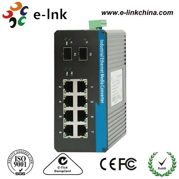 8G + 2SFP Unmanaged Industrial Ethernet Switch