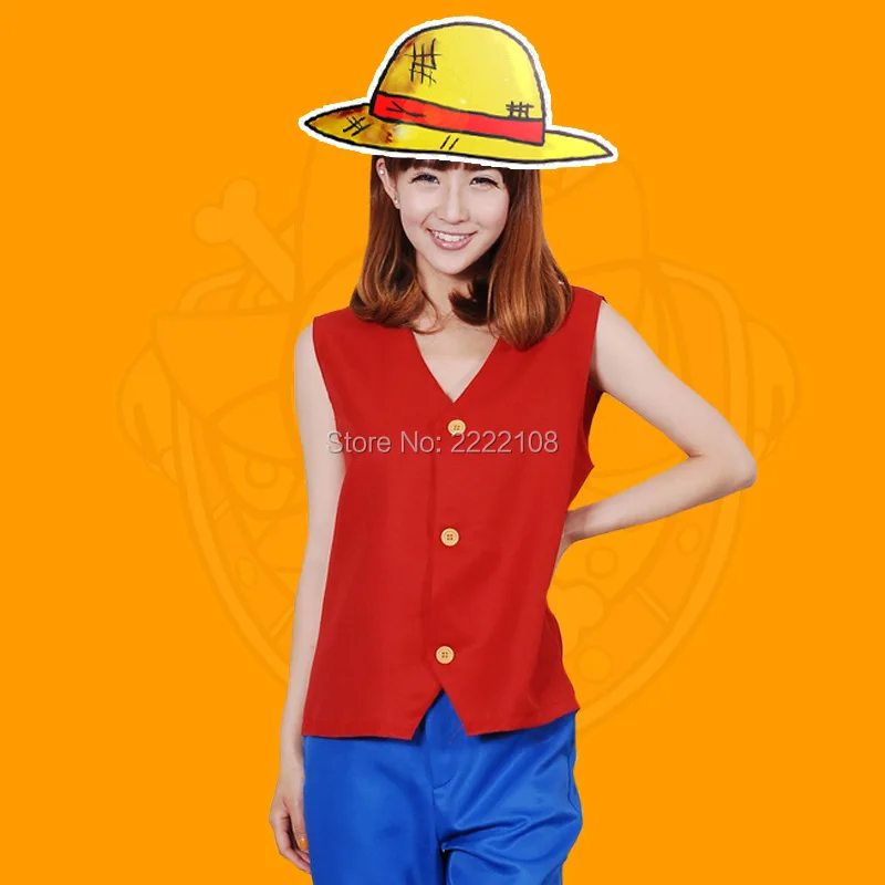 2016-hot-One-piece-Cosplay-Costumes-Monkey-D-Luffy-1st-Cosplay-T-Shirt-Pants-Hat-a (1)