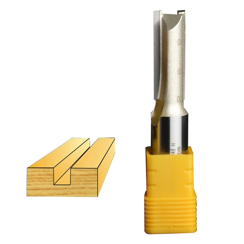 Woodworking Tool Metric Flute Straight Bit Router Bit 1/2*11mm 1/2" Shank Arden A0114398in