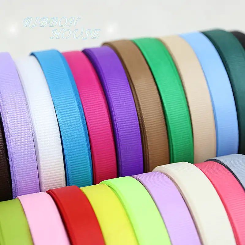 10 Meters 3//4/"20mm Grosgrain Ribbon Craft Hair BowWedding Decor DIY Lots CBRN28