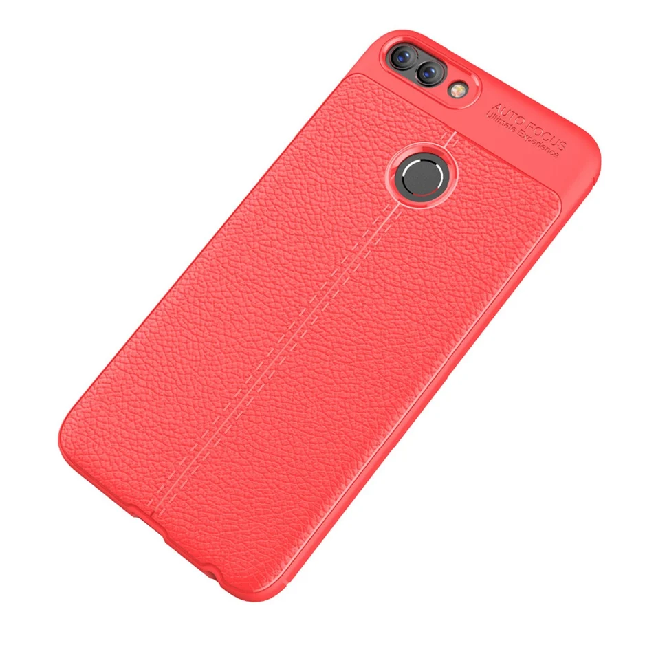 Icoque For Lichi Cover Huawei P Smart Case Silicone Soft Shockproof Protection for Enjoy 7S Coque Huawei P Smart Funda Black (12)