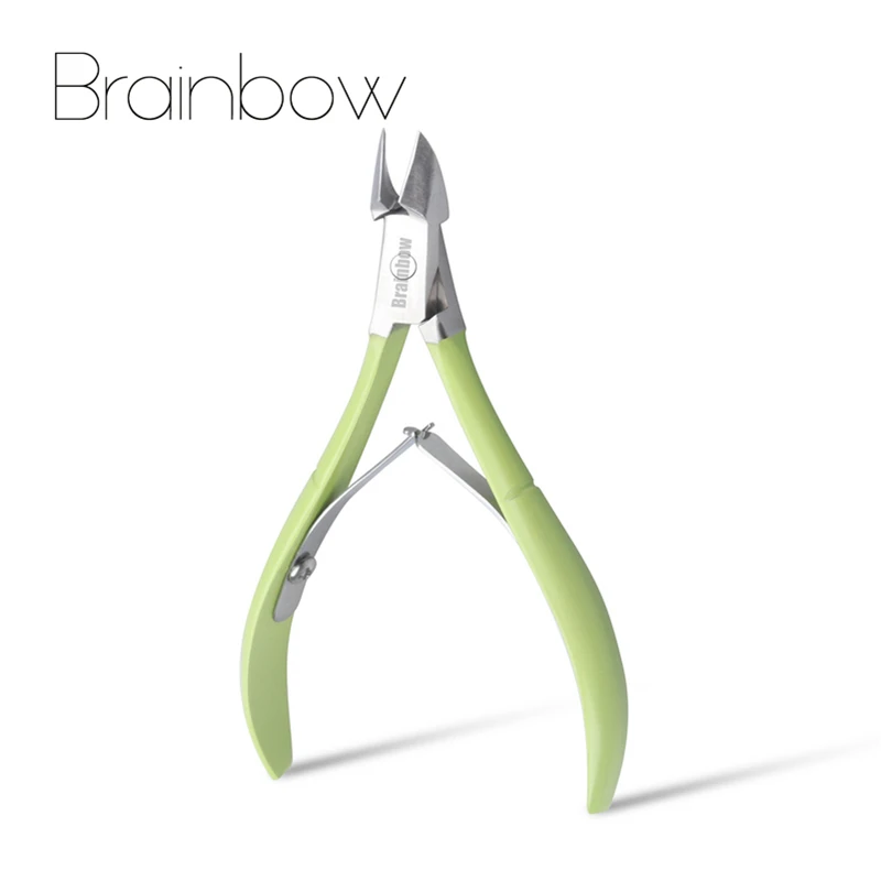 Brainbow 1 шт. ножницы для кутикулы ногтей из нержавеющей стали маникюрные ножницы для ногтей кусачки для ногтей инструмент для педикюра