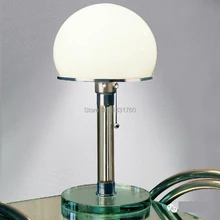 WG24 Bauhaus Lamp table lamp designed by Wilhelm Wagenfeld modern Bauhaus desk lamp glass base table lighting
