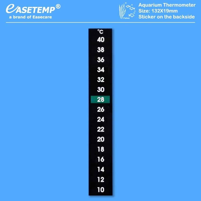 1000 шт./лот по DHL аквариумный термометр для аквариума(10-40 градусов по Цельсию) с наклейкой