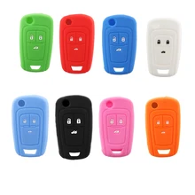 3 Buttons Silicone Car Key Cover Case For Chevrolet Cruze 2013 Spark Onix Silverado Volt Camaro Aveo Sonic Remote With Logo