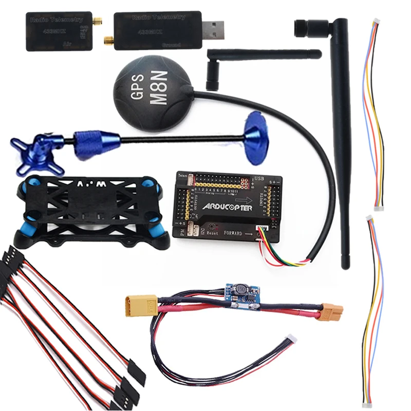 Us 73 86 10 Off Apm 2 8 Multifunction Flight Controller Board Flight Control With M8n Gps 3dr Radio Telemetry Module 433mhz Flight Controller Apm