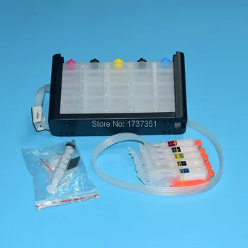 

5 color PGI-370 CLI-371 Bulk ink system with ARC chip show ink level for Canon PIXMA mg5730 inkjet printer pgi 370 cli 371