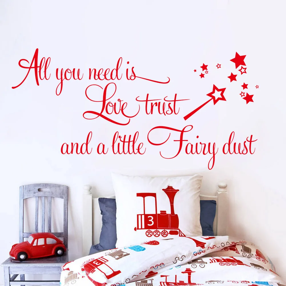 new English Quote Proverb Wall Stickers for bedroom living room wall stickers removable Home Decor Decals Art Murals | Дом и сад