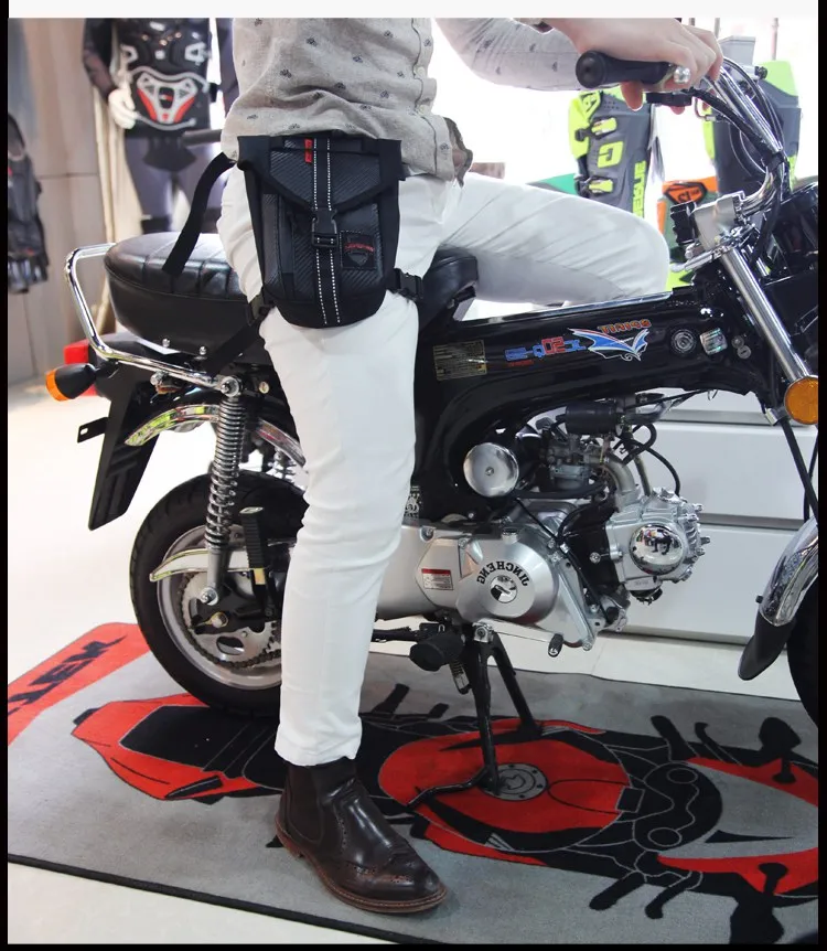 Мотоцикл Рыцарь Fanny Pack Талия ног сумка падения хип пояс бум бедра мотогонок мешок