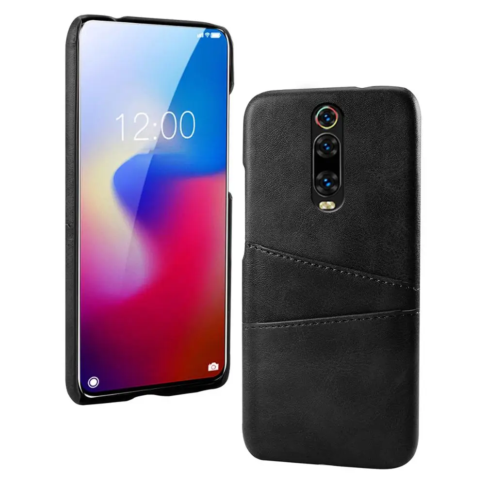 

KEYSION PU Leather Case for Xiaomi Redmi K20 Pro Mi 9T with Card Slots Protective PC Back Cover for Xiaomi 9T Pro for Redmi K20