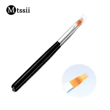 

New 1pc Black Handle Nylon Hair Ombre Brush Nail Art Brushes Soft Professional Nails Manicure Tools For Gradient UV Gel Nail