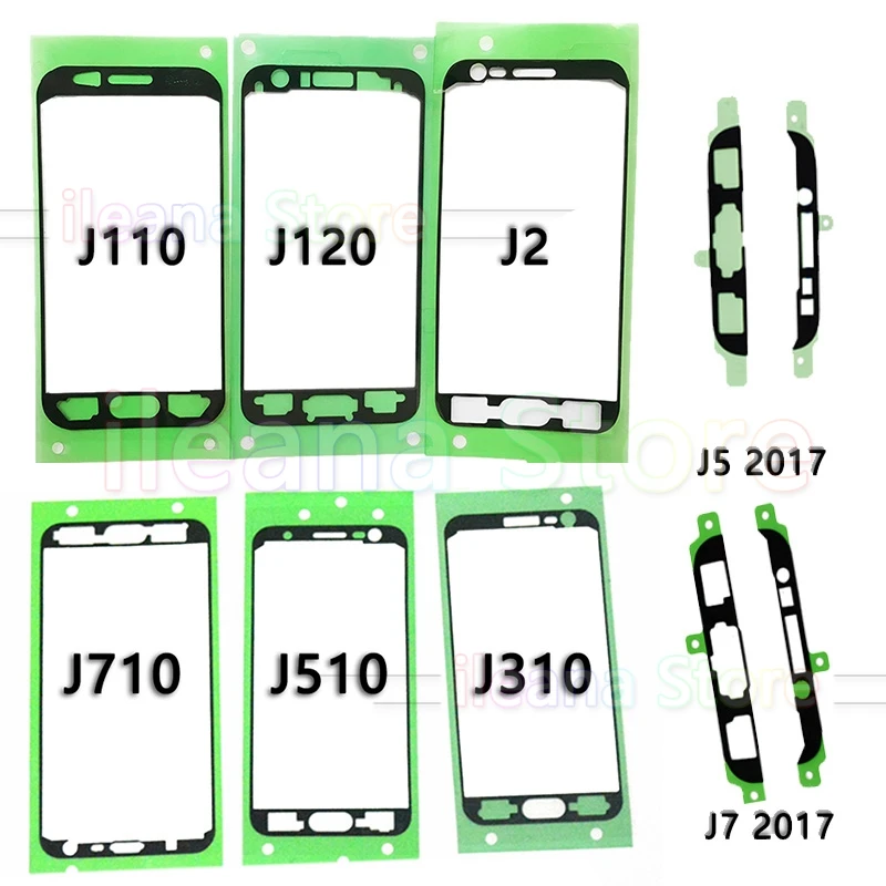 10 шт. оригинальный передний ЖК экран Рамка клейкие наклейки для Samsung Galaxy J1 J2 J3 J310