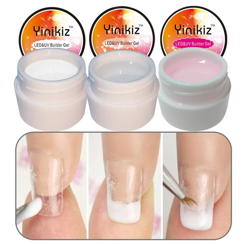 

Practical UV Phototherapy Nail Supplies Nail Glue For Decorating Crystal Nail Extension Glue Essential UV Gel Hot Cheap