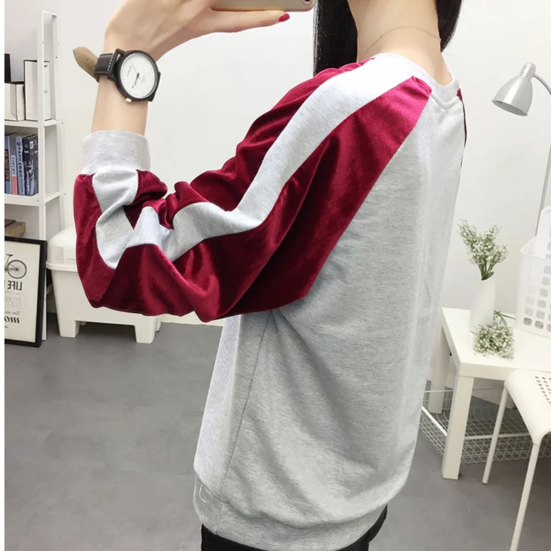 Sudadera Mujer женские толстовки с вышивкой 2018 осенняя мода длинный рукав толстовка