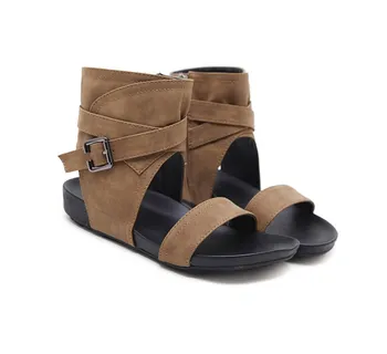 

New Gladiator Women Shoes Roman Sandals Platform Shoes Women Sandals Peep-toe Flat Shoes Woman Sandalias Mujer Sandalias