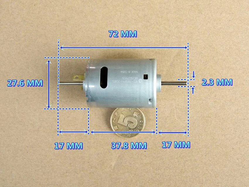 385 тип микро мотор DC12V-24V высокая скорость высокая мощность высокий крутящий момент DC Motos для DIY Модель корабля модель автомобиля электрическая техника