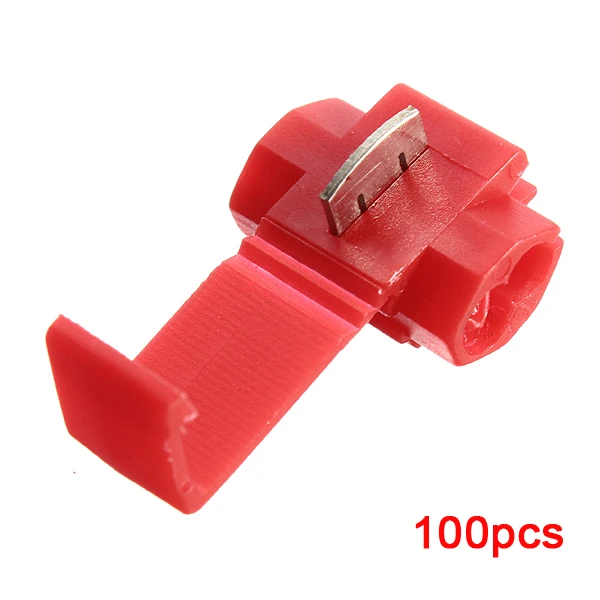 

DHDL-100pcs Quick Splice Connectors - Red